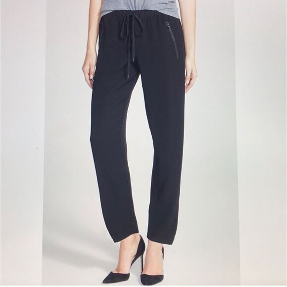 BAILEY 44 Puzzler Drawstring Jogger Pants Black Size XS EUC B57 - Picture 1 of 6